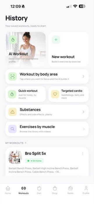 Torr workout list